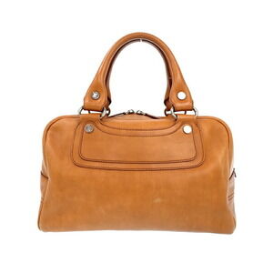 Celine Leather Boogie Handbag Brown